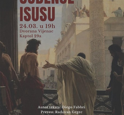 Korizmena predstava "Suđenje Isusu"